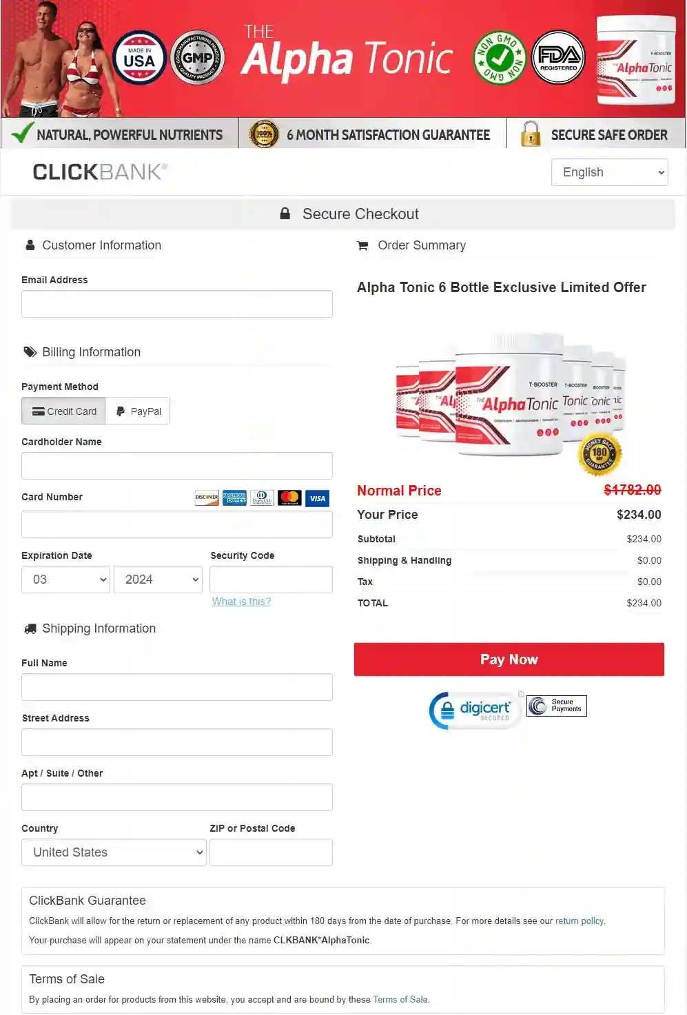 alpha tonic buy page